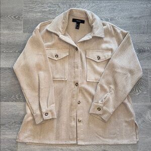 Forever 21 Tan Textured Women's Jacket
